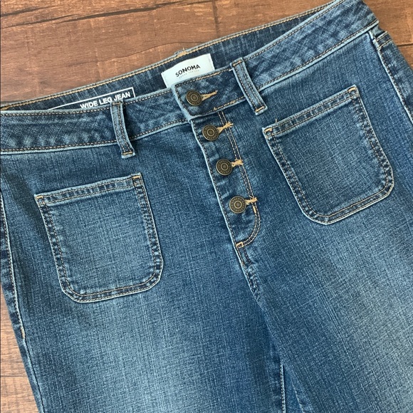 Sonoma wide leg jean - Picture 2 of 7